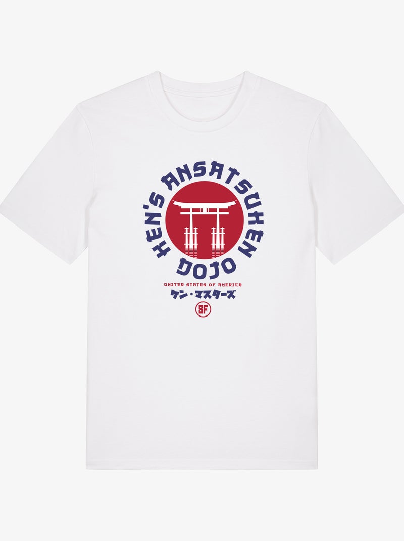 T-shirt Homme - UNITED STATES OF AMERICA STREET FIGHTER Blanc - Kiabi