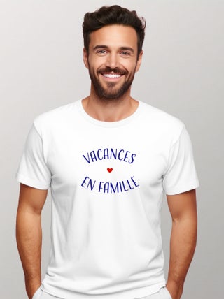 T-shirt Homme - VACANCES EN FAMILLE
