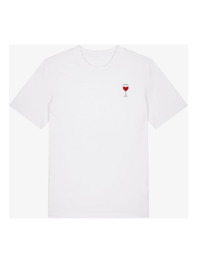 T-shirt Homme - VERRE VIN Blanc - Kiabi