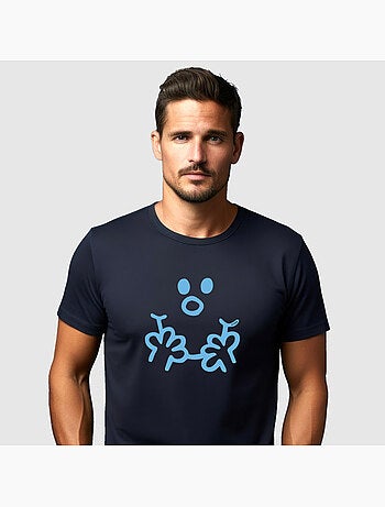 T-shirt homme - visage monsieur