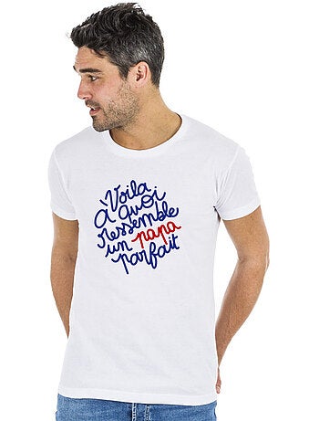 T-shirt Homme - VOILÀ À QUOI RESSEMBLE UN PAPA PARFAIT