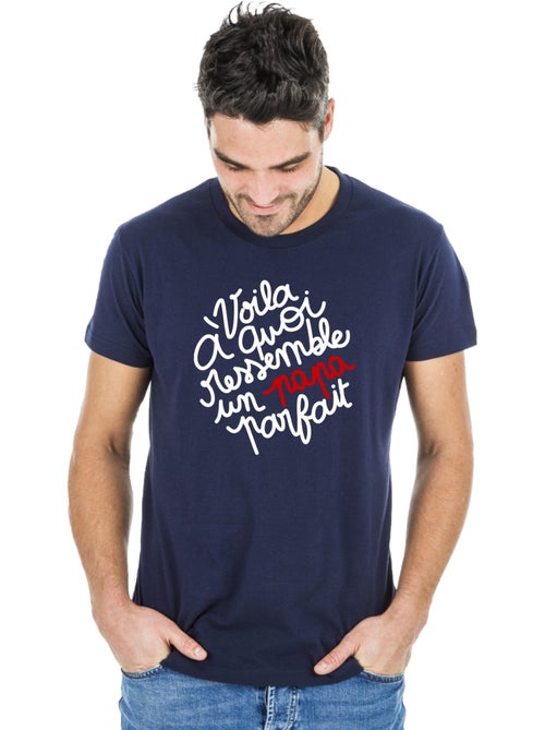 T-shirt Homme - VOILÀ À QUOI RESSEMBLE UN PAPA PARFAIT - Kiabi