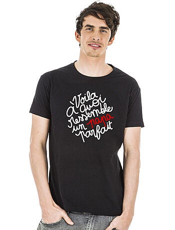 T-shirt Homme - VOILÀ À QUOI RESSEMBLE UN PAPA PARFAIT