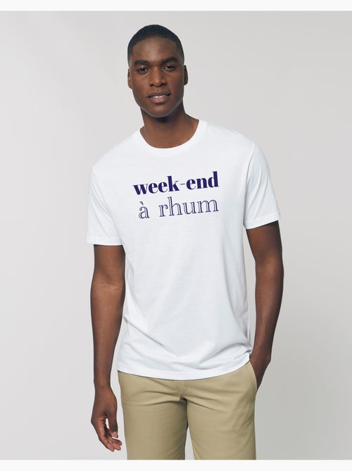 T-shirt Homme - WEEK END A RHUM - Kiabi