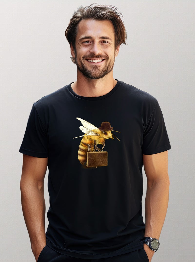 T-shirt Homme - WORKER BEE Noir - Kiabi