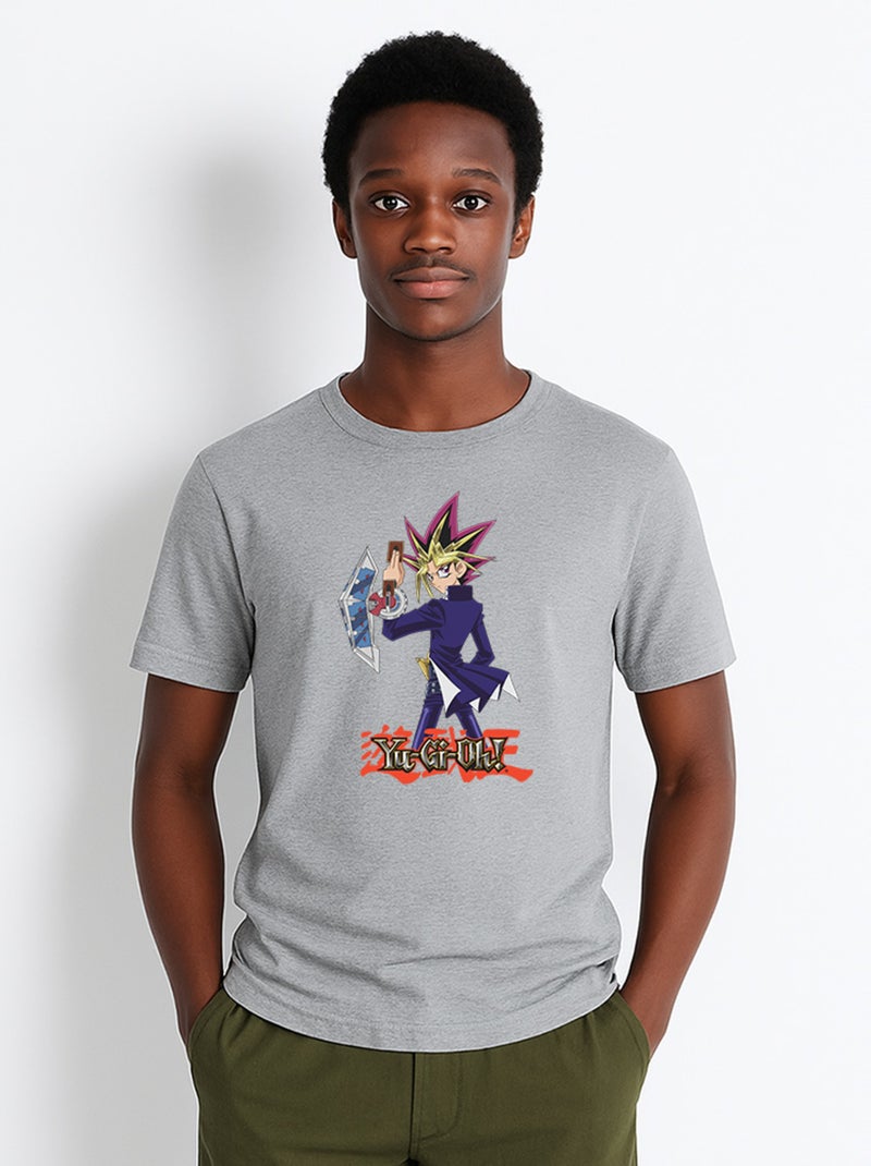 T-shirt Homme - YU GI OH 1 Gris chiné - Kiabi