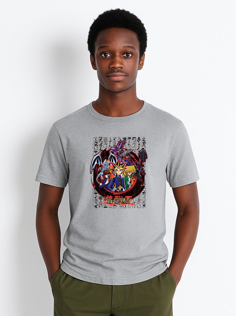 T-shirt Homme - YU GI OH 7 Gris chiné - Kiabi