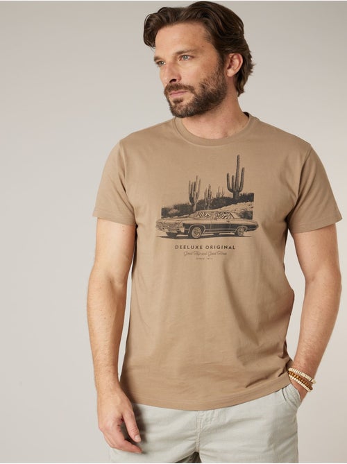 T-shirt homme 100% coton 'Deeluxe' - Kiabi