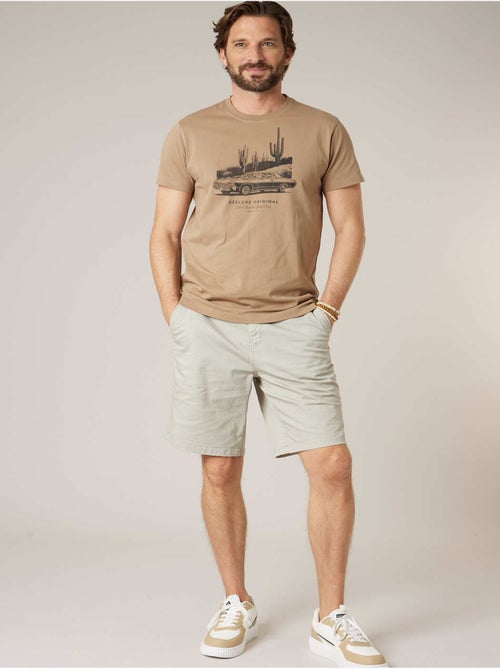 T-shirt homme 100% coton 'Deeluxe' - Kiabi