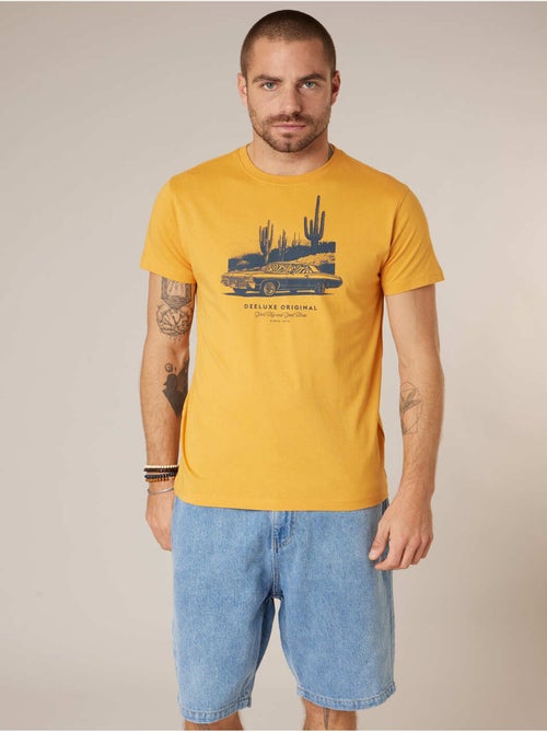 T-shirt homme 100% coton 'Deeluxe' - Kiabi