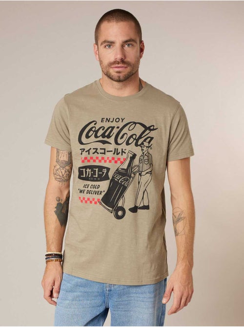 T-shirt homme 100% coton DEELUXE X COCA-COLA 'Deeluxe' - Kiabi