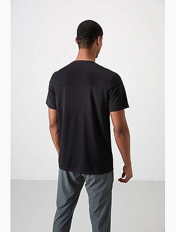 T-shirt homme à blocs de couleur et col rond tommy