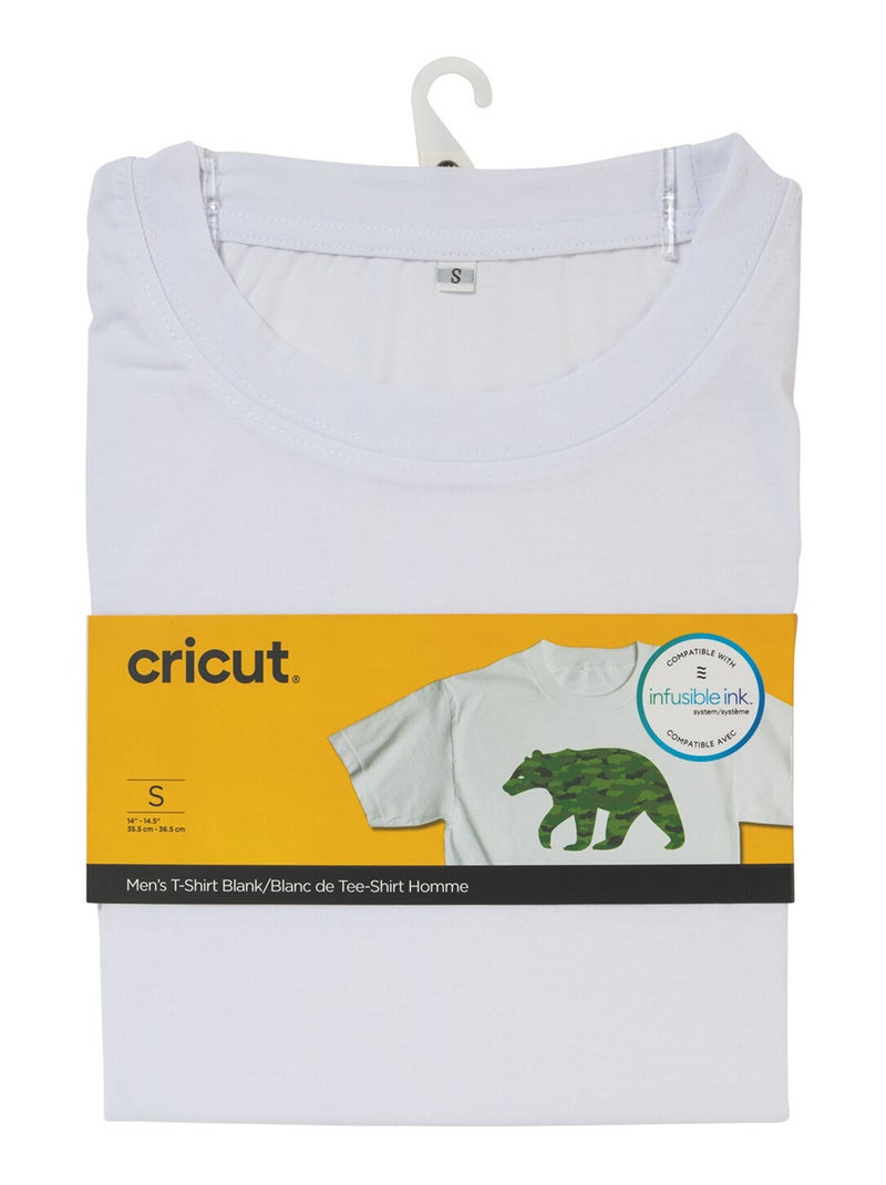 T-shirt Homme à customiser Blanc S - Cricut - Cricut Blanc Blanc - Kiabi