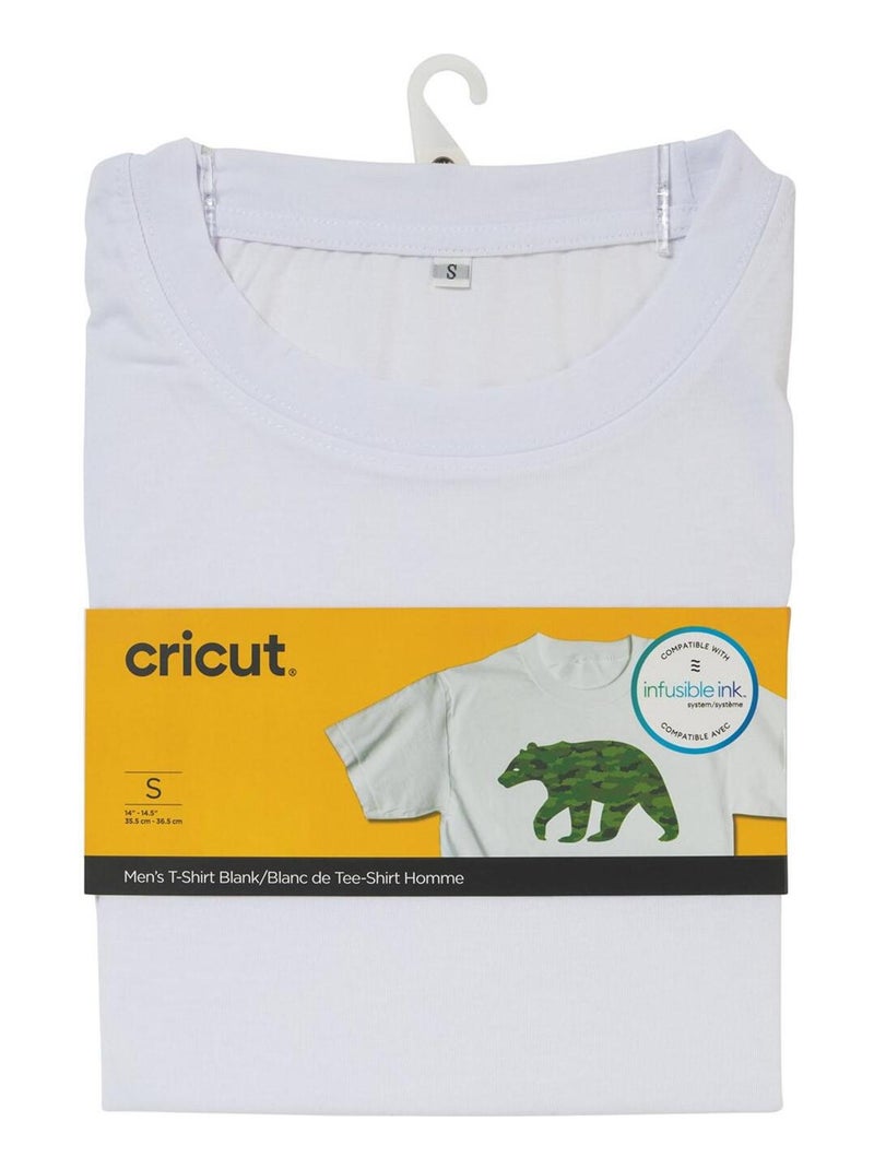 T-shirt Homme à customiser Blanc S - Cricut - Cricut N/A - Kiabi