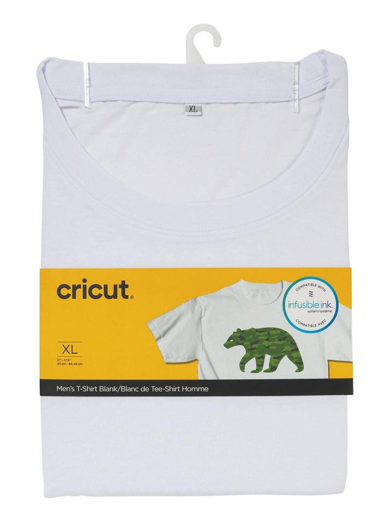 T-shirt Homme à customiser Blanc XL - Cricut - Cricut N/A - Kiabi