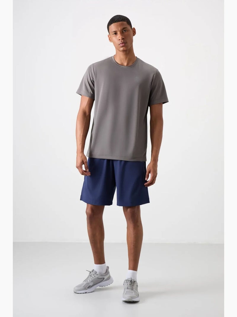 T-shirt homme à logo et col rond tommy Gris Noir - Kiabi