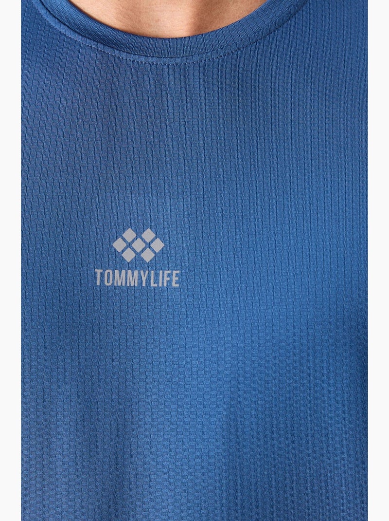 T-shirt homme à logo et manches courtes tommy Bleu - Kiabi