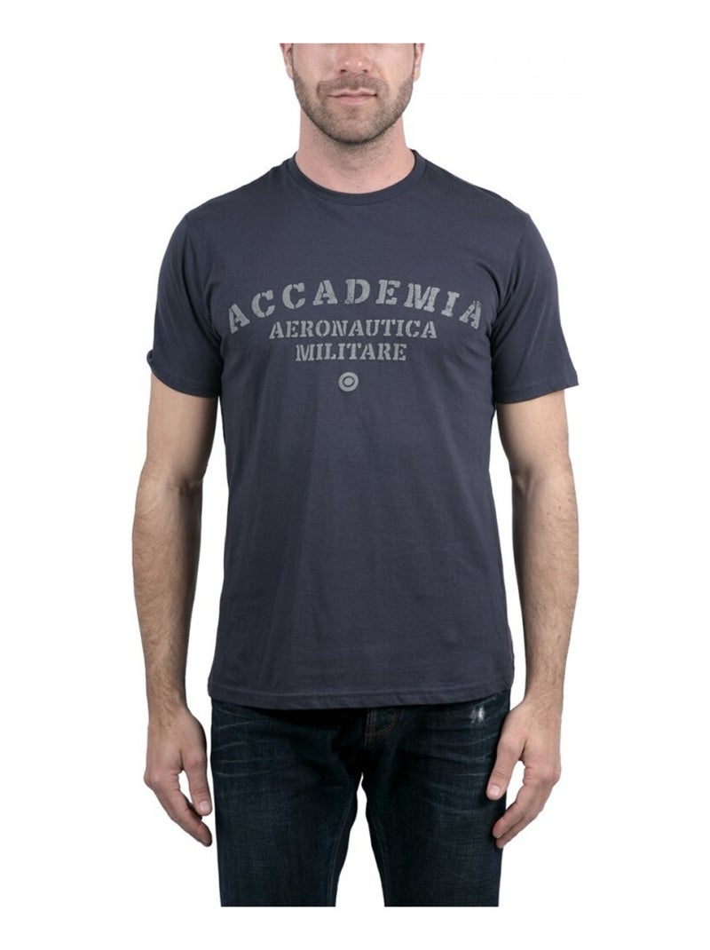 T shirt homme Aeronautica Bleu cobalt - Kiabi