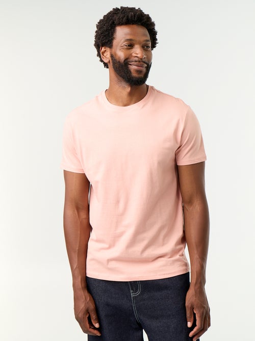 T-shirt homme basique en coton à col rond - Kiabi T-shirt homme basique en coton à col rond - Kiabi