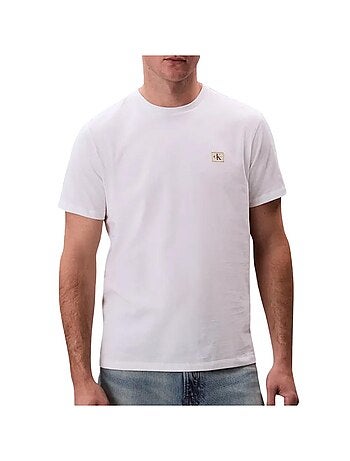 T-Shirt Homme Calvin Klein Jeans Badge 30s Jersey-bright