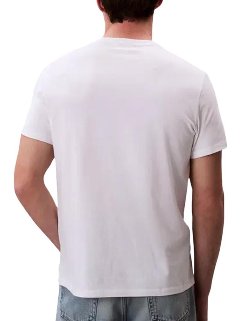 T-Shirt Homme Calvin Klein Jeans Blanc - Kiabi