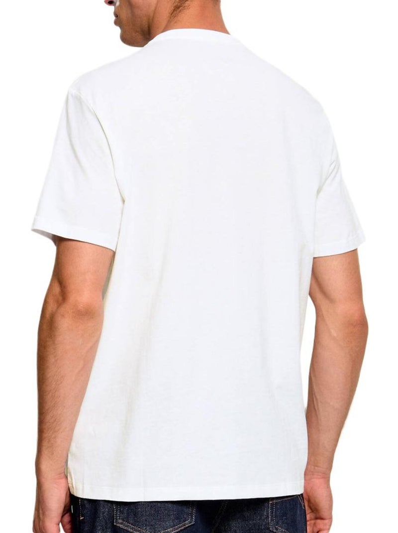 T-shirt homme calvin klein jeans Blanc - Kiabi