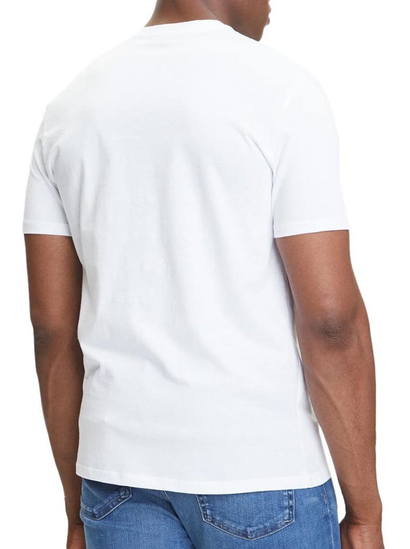 T-Shirt Homme Calvin Klein Jeans Blanc - Kiabi