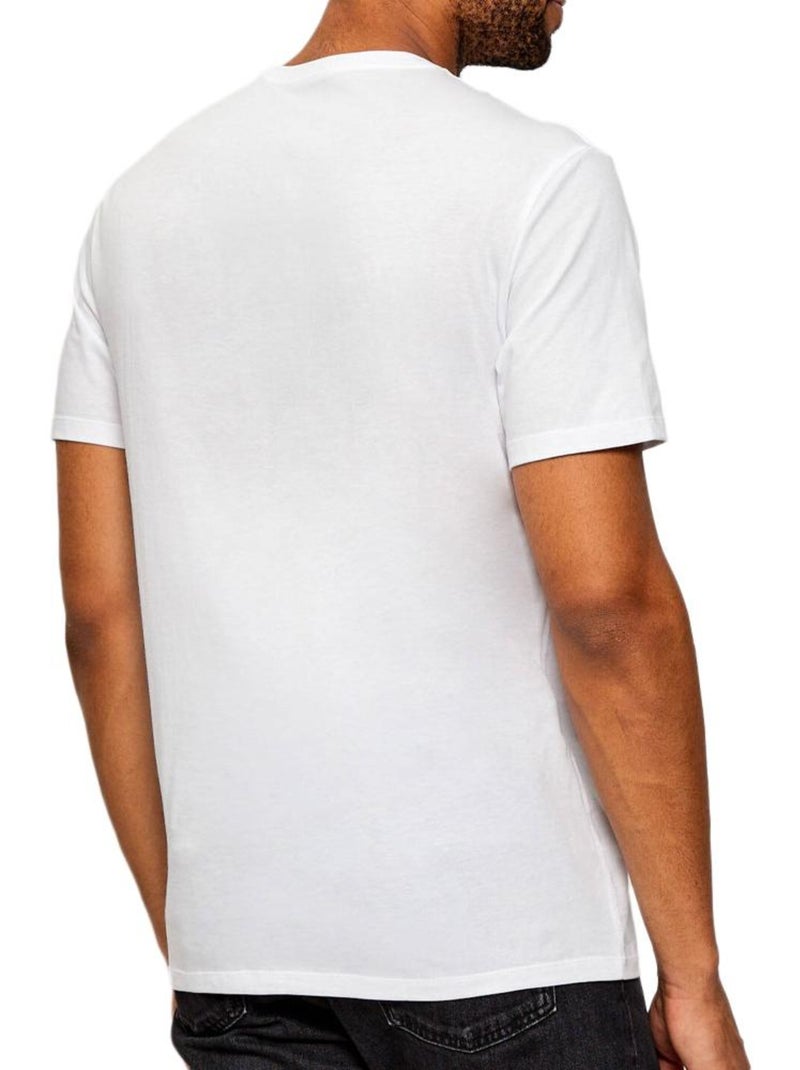 T-Shirt Homme Calvin Klein Jeans Blanc - Kiabi
