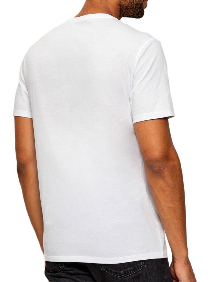 T-shirt homme calvin klein jeans Blanc - Kiabi