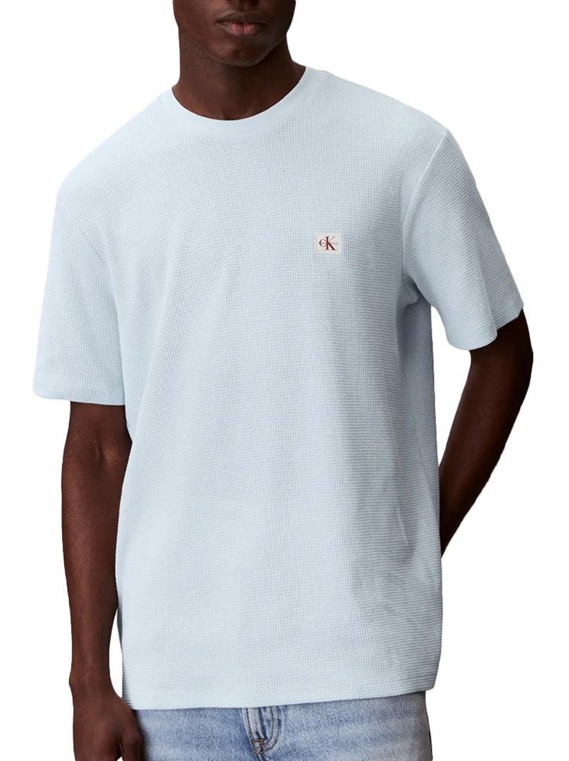 T-Shirt Homme Calvin Klein Jeans Bleu - Kiabi