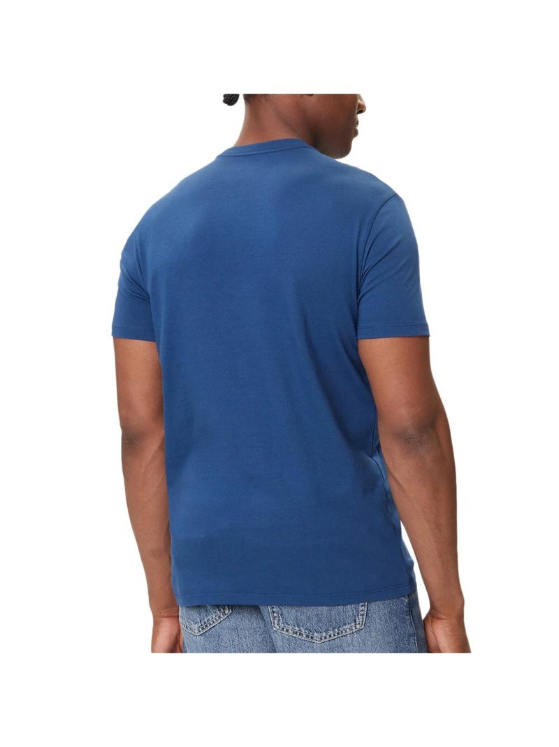T-Shirt Homme Calvin Klein Jeans Bleu - Kiabi