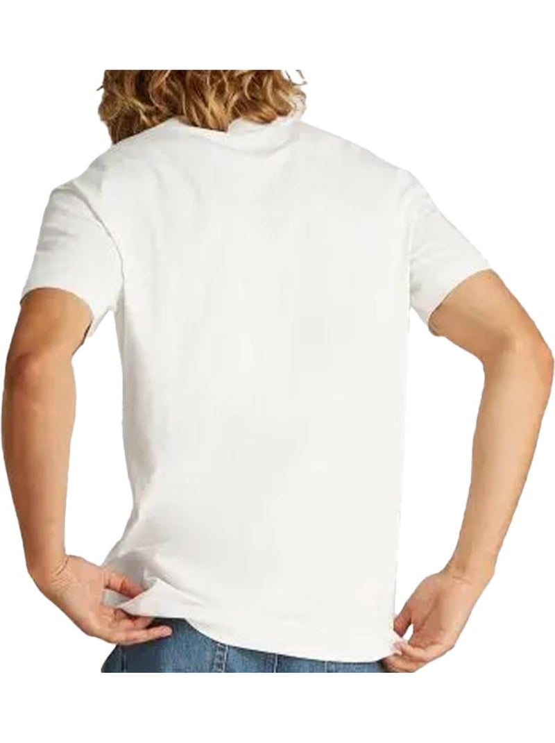 T-Shirt Homme Calvin Klein Jeans Ecru - Kiabi