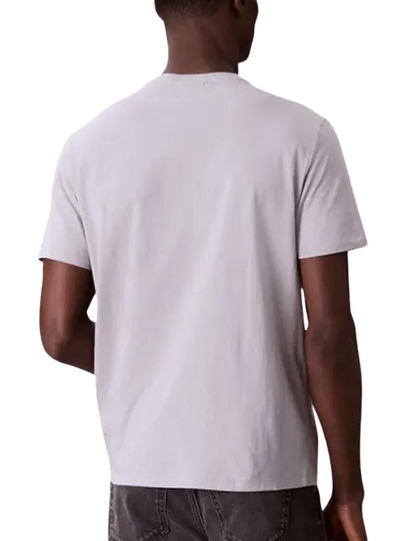 T-shirt homme calvin klein jeans Gris Argenté - Kiabi