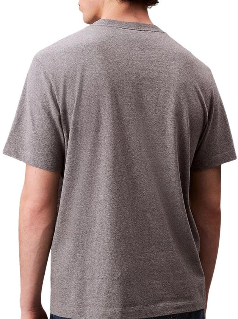 T-Shirt Homme Calvin Klein Jeans Gris - Kiabi