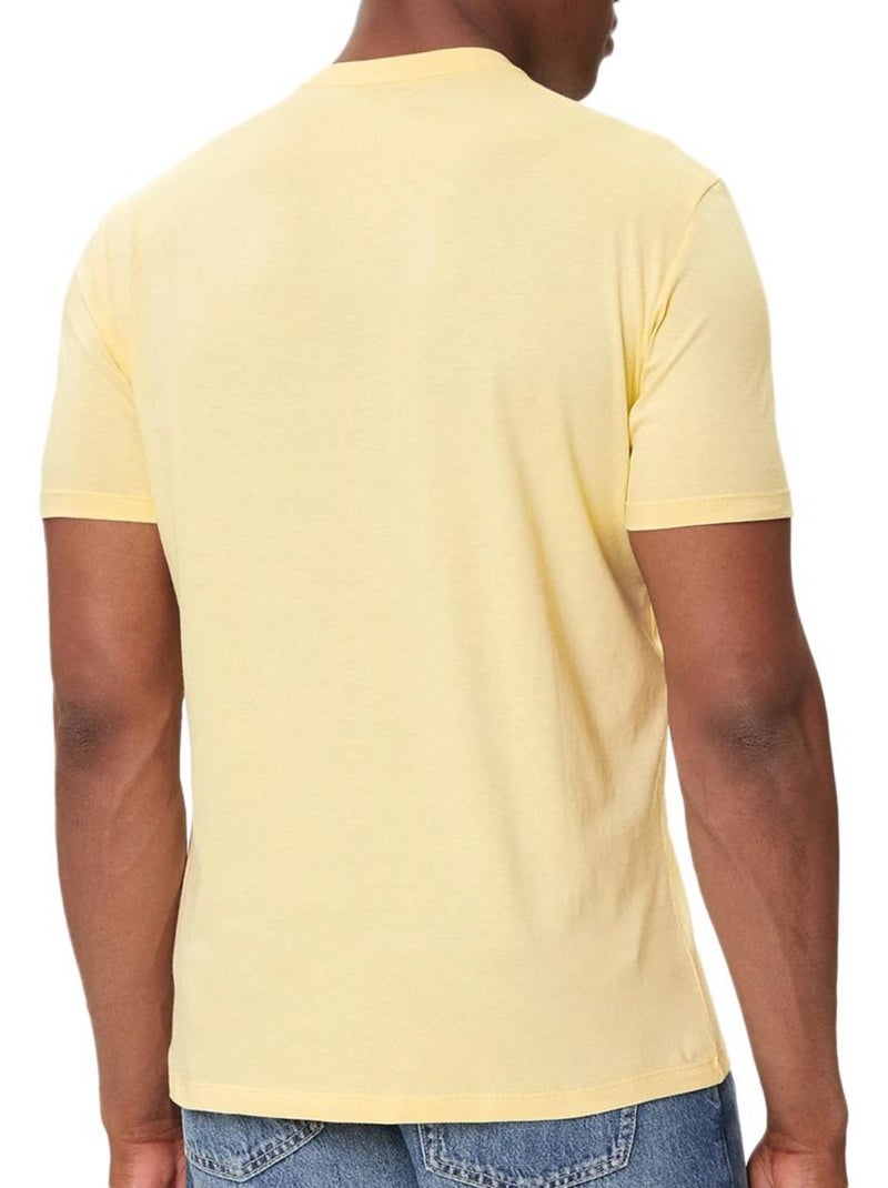 T-Shirt Homme Calvin Klein Jeans Jaune - Kiabi