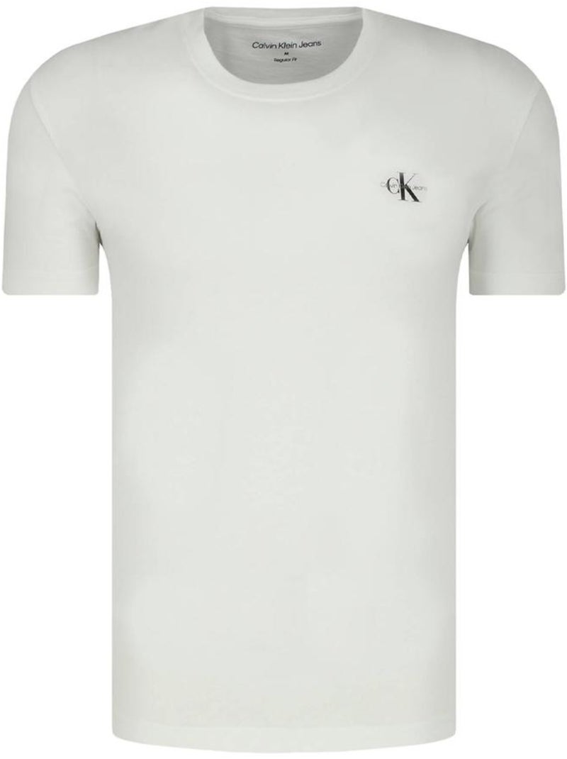 T-shirt Homme Calvin Klein Jeans Marron cappuccino - Kiabi