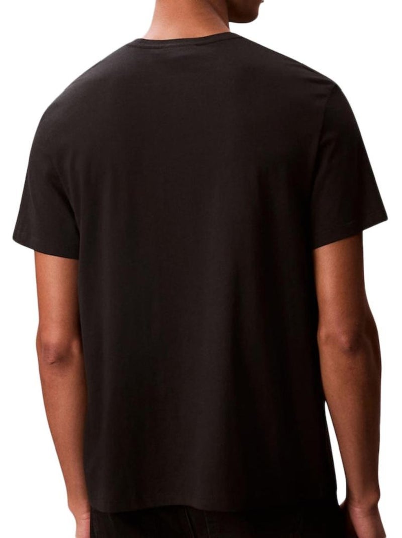 T-shirt Homme Calvin Klein Jeans Noir - Kiabi