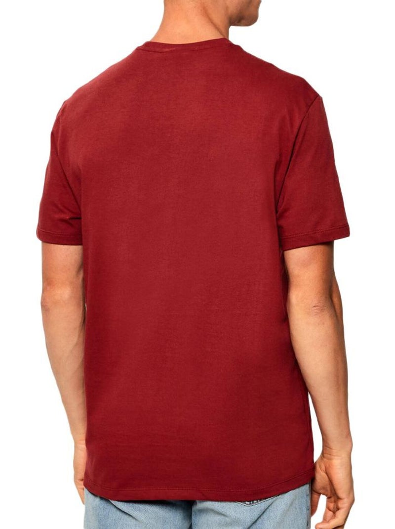 T-Shirt Homme Calvin Klein Jeans Rouge - Kiabi