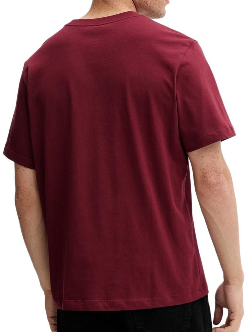 T-Shirt Homme Calvin Klein Jeans Rouge - Kiabi