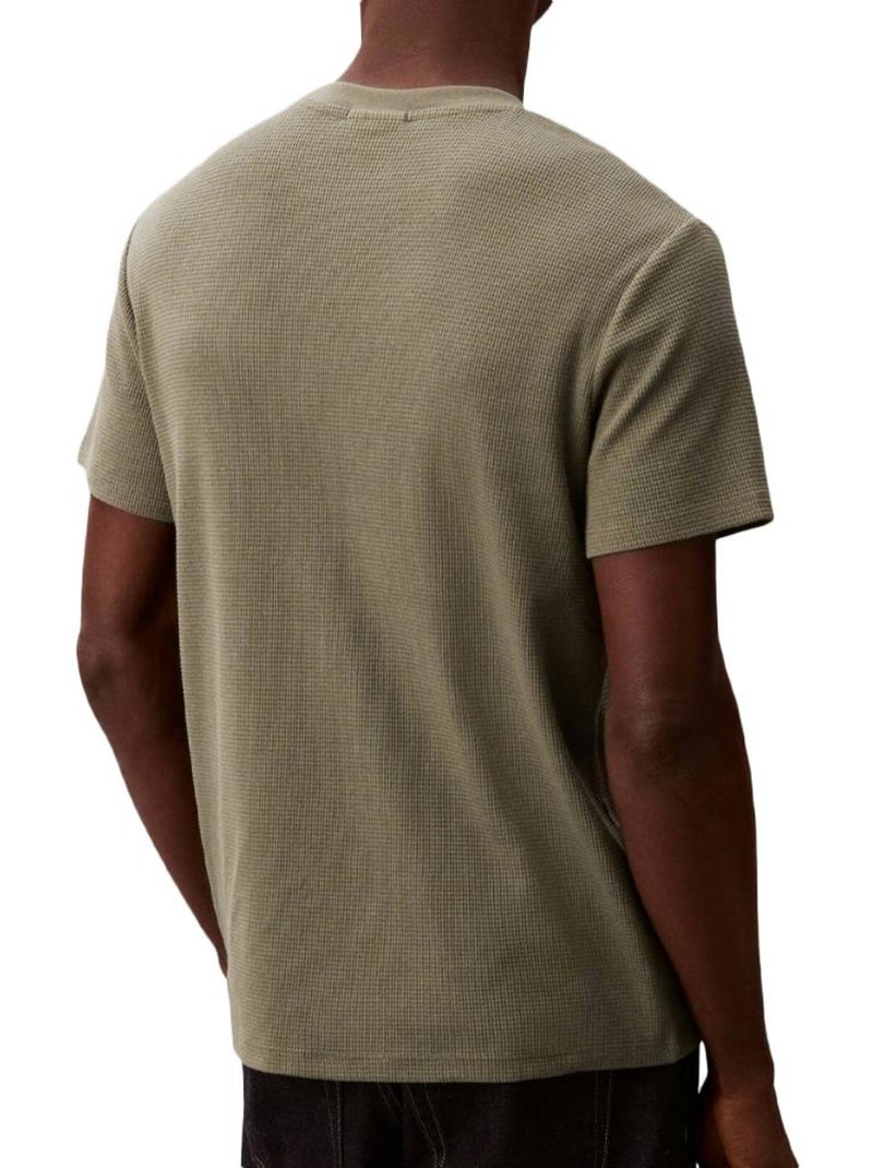 T-Shirt Homme Calvin Klein Jeans Vert - Kiabi