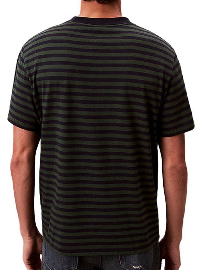 T-Shirt Homme Calvin Klein Jeans Vert - Kiabi