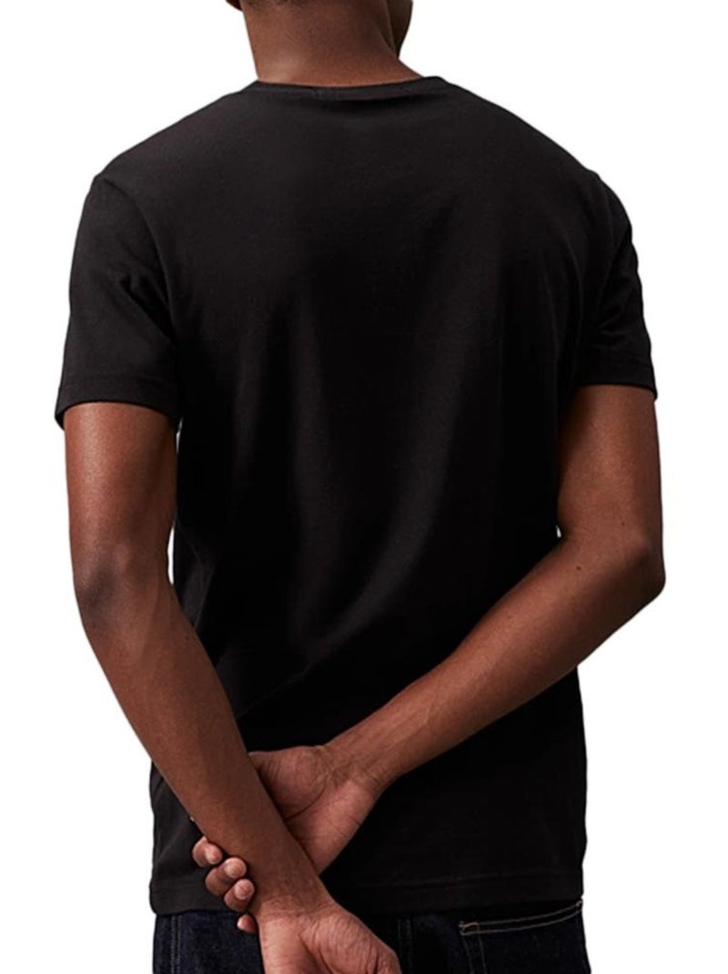 T-Shirt Homme Calvin Klein Noir Rouge - Kiabi