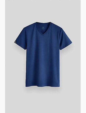 T-shirt homme col v à manches courtes tommy