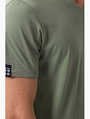 T-shirt homme col v à manches courtes tommy