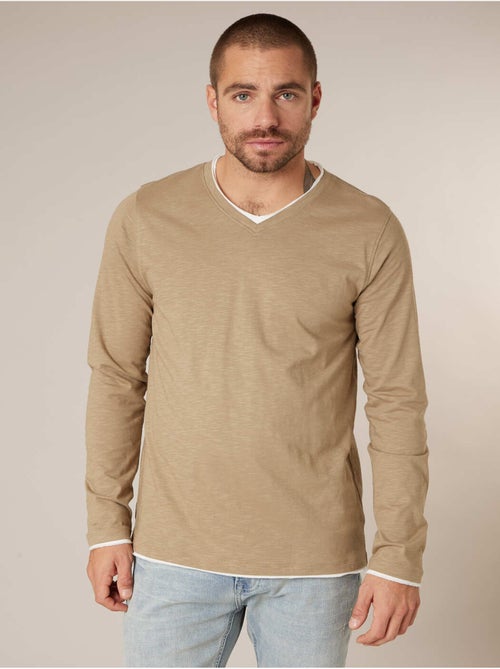 T-shirt homme coton 'Deeluxe' - Kiabi