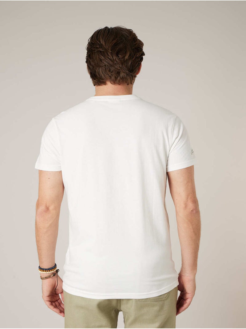T-shirt homme coton 'Deeluxe' Blanc - Kiabi