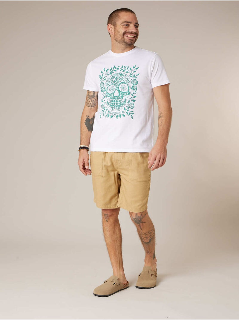 T-shirt homme coton 'Deeluxe' Blanc - Kiabi