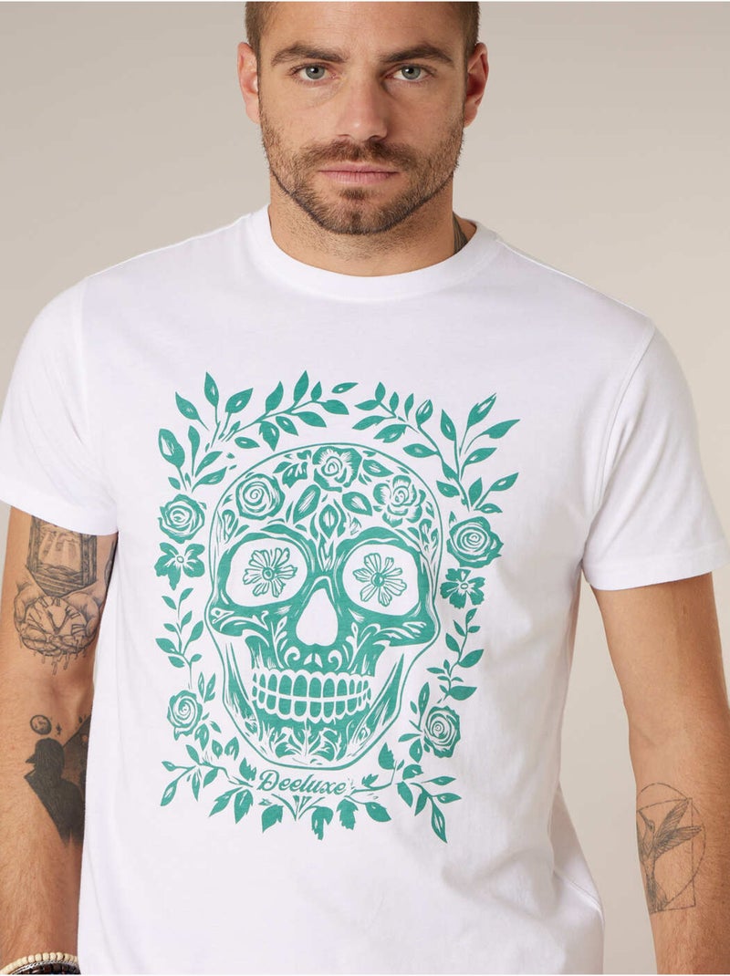 T-shirt homme coton 'Deeluxe' Blanc - Kiabi