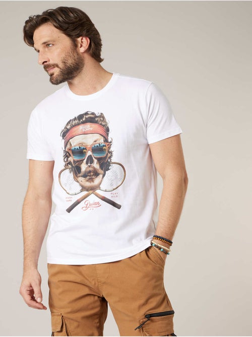 T-shirt homme coton 'Deeluxe' - Kiabi