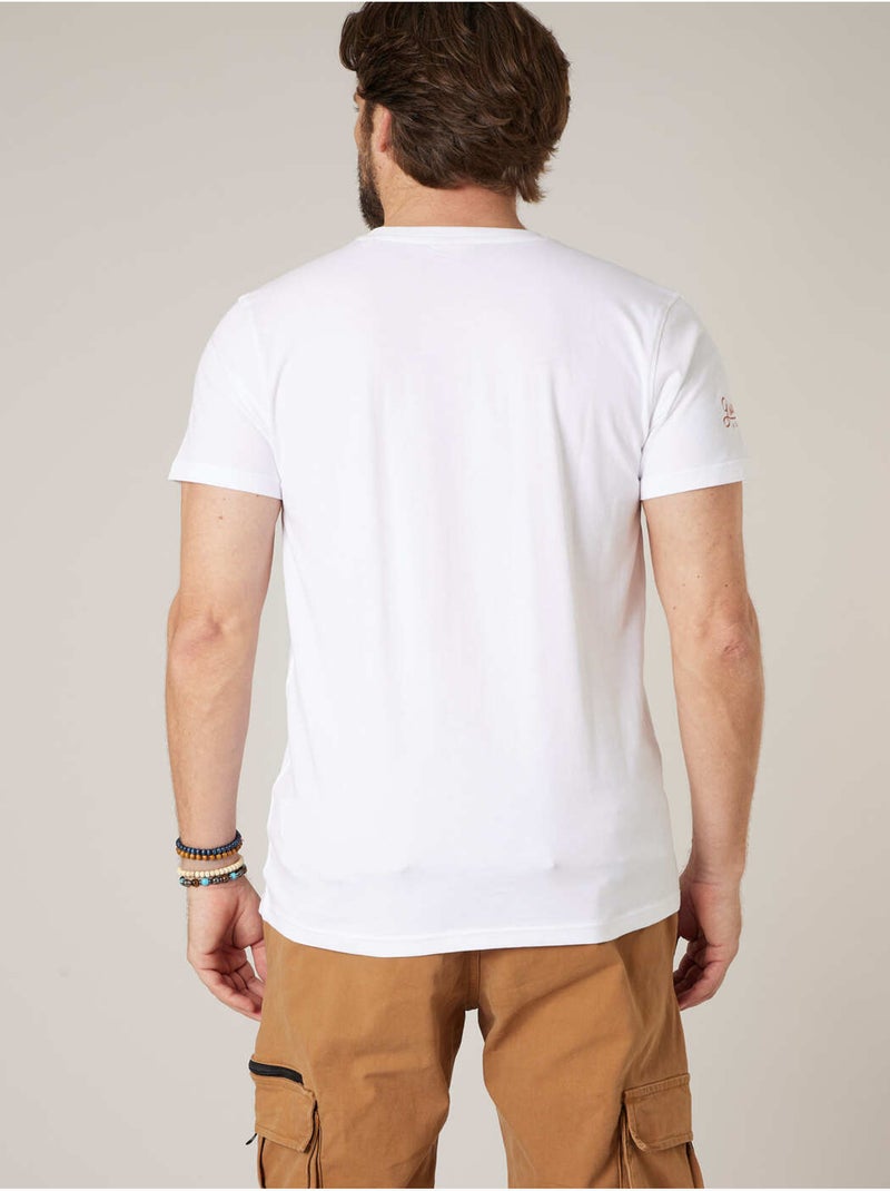 T-shirt homme coton 'Deeluxe' Blanc - Kiabi